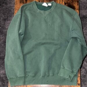 GAP Deep Green Crewneck Sweater